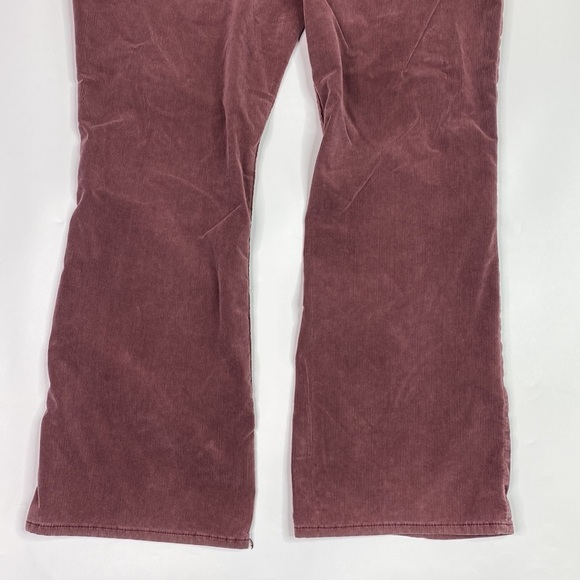 Silver Jeans Suki Surplus Corduroy Burgundy Bootcut Jeans Size 18/32 - Picture 5 of 10